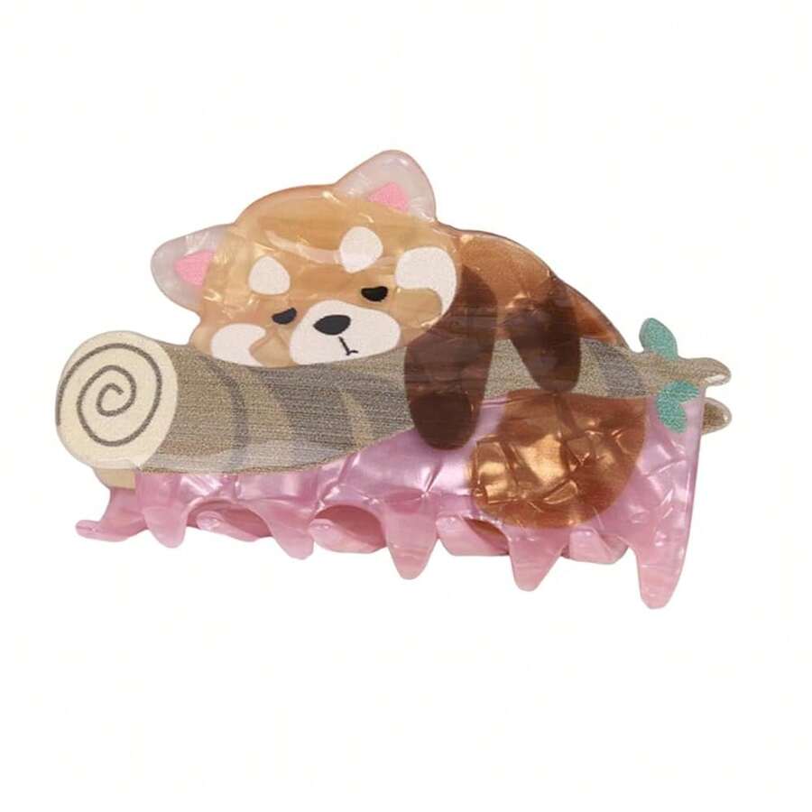 Novelty Lesser Panda Claw Clips,Acrylic Hair Clip For Women,Funny Hair Clip,Fashion Claw ClipsLesserPanda - LesserPanda - View 1