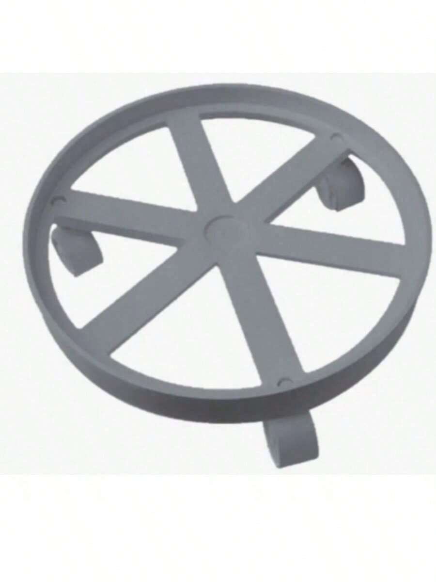 Base Support For Gas Cylinder/Vases/Plants/Water With Wheels - Xám - Xem 1