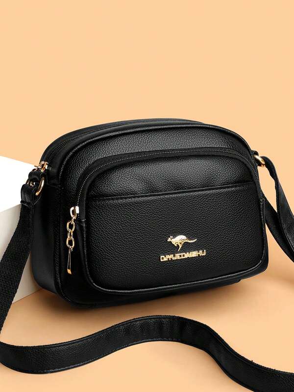 High Quality Soft Leather Purse Fashion Women Shoulder Messenger Bag Multi-Pocket Wear-Resistant Bags Luxury Ladies Handbag