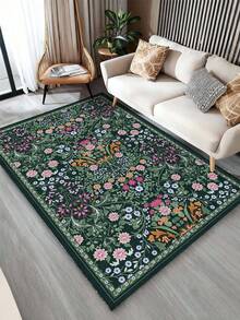 سجاد داخلي زخرفي ذو طابع بسيط وأنيق، مصنوع من مواد صناعية شبيهة بالصوف، سجاد داخلي مناسب لغرف المعيشة والأريكة والغرفة النوم وجانب السرير (مانع للانزلاق)، السجاد الداخلي للمطبخ والمكتب (وسادة كرسي)، البساط المدخل، البطانية الخارجية للرحلات والتخييم