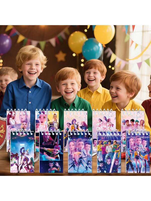 1set/10pcs Notebook, Coil, Party Decoration Supplies, Handheld Gifts, Ledger, Festival Decoration, Christmas Stocking Fillers,Christmas Gifts,Christmas,Christmas Decorations