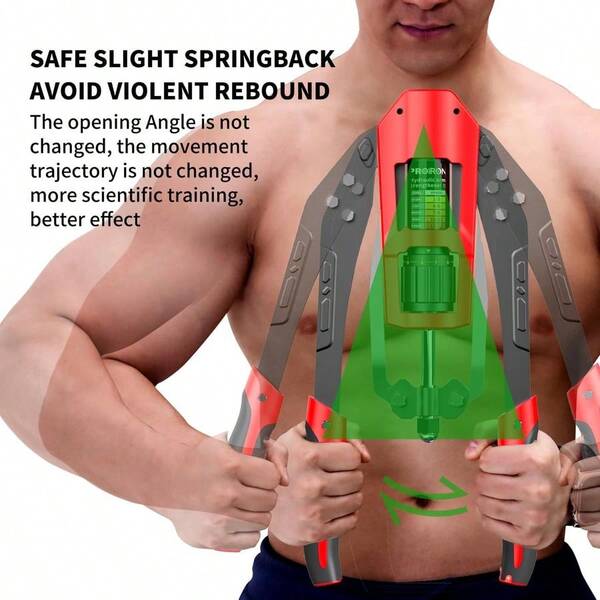 Arm Exerciser - Adjustable 10-200kg Hydraulic Power Home Chest Expander, Shoulder Muscle Training Fitness ...