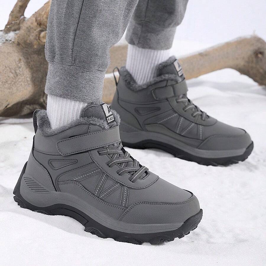 Herren Freizeitschuhe - Thermofutter - Warm & Bequem - Geeignet für den täglichen Gebrauch - Grau - Übersicht 1