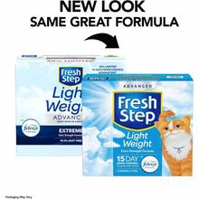 Fresh Step Arena Ligera para Gatos Avanzada Olor Extremo Extragrande 25 Libras en Total 2 Paquetes de Cajas de 12 Libras - como en la foto - Ver 2
