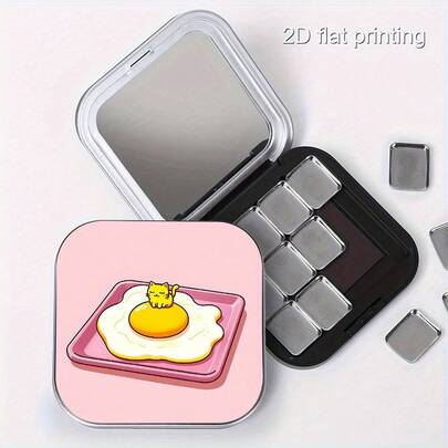 1个高品质便携式方形盒子，采用生动的2D梦幻森林和可爱动物冒险设计，是理想的艺术用品和便于携带的艺术家礼物，也是春季派对送给朋友的完美礼物。