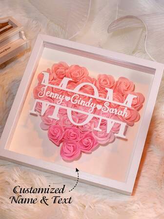 1 st personliga färgglada ornament, mors dag/alla hjärtans dag/födelsedag/årsdag/examensceremoni/jul/familjeanpassade presenter, exklusiva presenter till vänner och klasskamrater, lämplig för hemmet, vardagsrummet, kontorsdekorationen, elegant boende