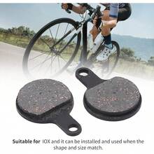 2pcs Pastillas de Freno de Disco de Bicicleta Pastillas de Freno de Bicicleta de Montaa Redondas de Resina Y Semi Metlicas - 1 - Ver 8