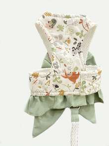 Fashionable Bowknot Half-Vest Pet Harness Leash - 3-In-1 Outdoor Use For Dogs & Cats, Breathable Mesh Pet Clothing, Pink/Blue, Multi-Functional For Small & Medium Dogs (Bichon, Shih Tzu, Teddy, Poodle) & Cats - Multicolor - View 15