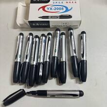 1/5/10 piezas Marcadores permanentes de punta gruesa de alta calidad, marcadores de punta biselada ancha negra, adecuados para etiquetado de paquetes, eventos de firma, suministros culturales y papelería