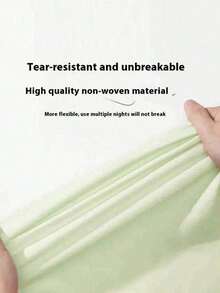 5pcs Disposable Elastic Pillowcases, Soft Disposable Travel Pillowcases, Hotel Bedroom, Beauty Salon, Non-Woven Fabric, Dirt Proof And Breathable Travel Hotel Hotel Pillowcases (No Pillow Core) Travel Essentials Workout School Supplies Holiday Camping Holiday Essentials Vacation Accessories Travel Bag Travel Accessories