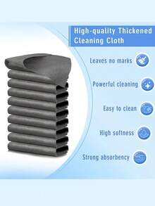 Microfibre Cloths, Reusable Microfibre Cloths, Pack Of 1/3/5, 30 X 40 Cm