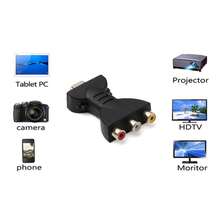HDTV To 3 RCA Composite AV Adapter, Male To Female Audio Video Converter For TV Monitor, Plug And Play - View 5
