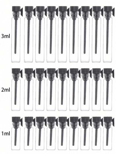 3/10pcs 30ml Glass Perfume Refill Bottle,Reusable Perfume Atomizer Refill Bottle - Refill And Reuse For Long,Sample Glass Bottle,Travel Container,Travel Essentials,Portable Large Capacity,Travel Organizer For Beach,Summer Vacation Back To School,Portable Empty Perfume Container For Parties,Suitable For Travel,Business Trip,Shopping,Camping,Vacation,Outdoor Portable Perfume Bottles