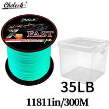 Dây câu bện PE Chelesh, 8 sợi, 300m/326yds, 15-100LB, Độ bền cao, Chống mài mòn, Nhiều màu sắc, Lý tưởng cho câu cá biển, câu cá nước ngọt, câu cá chép - Nhiều màu - Xem 18