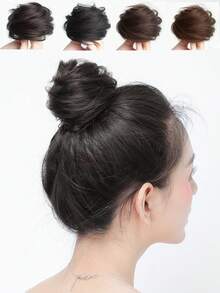 1 chiếc phụ kiện tóc nữ thanh lịch, búi tóc hình bánh donut co giãn 4 inch, tóc nối tổng hợp chịu nhiệt, sợi tổng hợp chịu nhiệt, thiết kế đa năng phù hợp với mọi loại tóc, giữ chắc chắn cho hàng ngày và các dịp đặc biệt, bộ dụng cụ tạo kiểu tóc, quà tặng năm mới, quà tặng ngày Valentine, phụ kiện tóc thể thao chạy bộ, đồ dùng làm đẹp tại nhà. - Nhiều màu - Xem 11