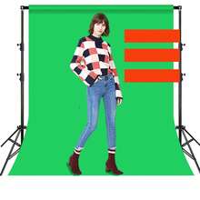 Fondo fotográfico de 3x2 m para retratos, de poliéster, color verde. - Verde - Ver 6