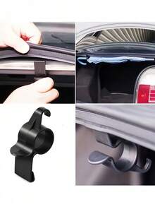 Car Umbrella Holder Car Trunk Hooks - Durable Plastic Umbrella Holder Organizer With Secure Grip, Universal Internal Storage Organizer Holders Space-Saving Design For Car Interior Accessories (Black), Car Hanger Hooks, Accessory Organization, Minimalist Hook Design, Sturdy Hook Construction - Multicolor - View 7