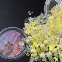 150g/Bucket Mixed Style Spring Color Acrylic Loose Beads For DIY Handmade Bracelet Necklace Phone Chain Decorative Handicrafts Jewelry Making Supplies - Multicolor - View 7