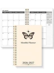Unisex Weekly/Monthly Planner Notebook, 2026-2028 Academic Year Monthly Planner, With Note-Taking Function, Office And Back To School Supplies, Adult Gift, Teacher Gift - Multicolor - View 9