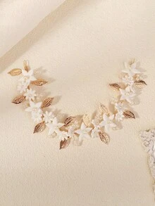 1 peça de tiara de folhas estilo boho, acessório de cabelo para noivas e madrinhas. - Multicolorido - Ver 21