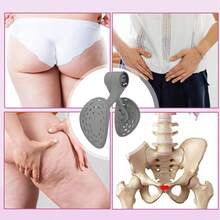 RAINBOWSTREET Ejercitador de Muslo - Entrenador Muscular Multifuncional del Suelo Pélvico con Contador, Puede Ejercitar los Glúteos y la Cara Interna de los Muslos, Brazos y Piernas (Gris) - 1 - Ver 4