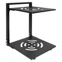 Multi-Functional Pot Stand Adjustable Height Configuration And Non-Slip Feet For Various Countertop Surfaces - Black - View 3