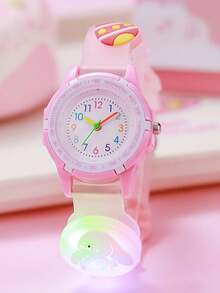 1pc/Set Casual Cartoon Cute Sweet Fresh Candy Color Adorable Little White Rabbit Silicone Watch, Preferred By Teenagers And Students, Year-End Promotion, Promotion, Online Exclusive - Multicolor - View 10