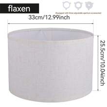 1 pieza Pantalla de lámpara de tela, pantalla de lámpara de repuesto universal, estilo moderno clásico, adecuada para lámpara de mesa, lámpara de pie, lámpara colgante, dormitorio, sala de estar, decoración del hogar, decoración de oficina - Multicolor - Ver 18