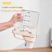 Hộp đựng ngũ cốc kín khí di động, thích hợp để đựng gạo, bột mì, đậu nành, kê, đậu xanh, mè, đậu đỏ và các loại ngũ cốc khác, cũng thích hợp để đựng thức ăn cho thú cưng. - Nhiều màu - Xem 4