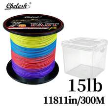 Dây câu bện PE Chelesh, 8 sợi, 300m/326yds, 15-100LB, Độ bền cao, Chống mài mòn, Nhiều màu sắc, Lý tưởng cho câu cá biển, câu cá nước ngọt, câu cá chép - Nhiều màu - Xem 71