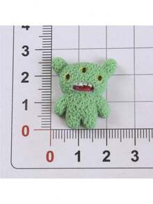 1 Box Of 9pcs Random Funny Roaring Monster Fridge Magnets, Cartoon Ugly Cute Resin Creature Refrigerator Stickers, Creative Kitchen Cabinet Decor, Cool Gift For Boys, Kids, Teenagers - Multicolor - View 6