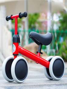 1 Pieza Triciclo bicicleta para niños Infantil, Bicicleta de equilibrio para niños Triciclo 3 En1 para Bebés, Mini Bicicleta De Impulso Balance Equilibrio Moto Bebe, Bicicleta Regalo Ideal para Niños Primer Cumpleaños - Rojo - Ver 2