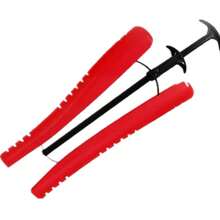 Boot Savior! 1/2 Pieces Adjustable Plastic Boot Shaper, Elastic Long Tube Support Without Sagging, No Electricity Needed For Instant Shaping, Sturdy Material For Durability, Wholesale Price For A Great ! Compatible With High Boots, Long Boots And More, The Adjustable Design Fits The Shape Of The Boot, Prevents Pressure When, And Shapes Before Wearing, Shoe - Red - View 3