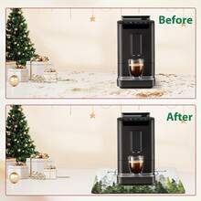 Weihnachts-Geschirrtrockenmatten für die Küchentheke, Weihnachtsbaum Kaffee-Bar-Matte für die Arbeitsplatte, aus Diatomeenerde, absorbierend, ästhetische Küchendekorationen