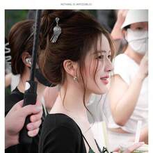 1PC New Arrival Chinese-Style Tassel Hairpin - Retro Boho Graceful Oriental Hair Accessory For Women, Delicate Hair Stick Suitable For Updo Hairstyles, Bun & Chignon, Fit For Hanfu, Qipao, Wedding, Party, Daily Wear & Formal Events, Vintage Hair Ornament With Fine Tassel Detail, Stylish Chinese Hair Jewelry Great For Gift-Giving, Campus Fashion & Outfit Decoration, Chic Headpiece To Boost Ladies' Hairstyle Style - 銀色 - 查看 6
