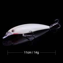 QXO Fishing Wobblers Lure For Fishing Minnow 11cm 14g All Goods For Fish Lures Artificial Bait Pencil Feeder Luminous Fishing - Multicolor - View 12