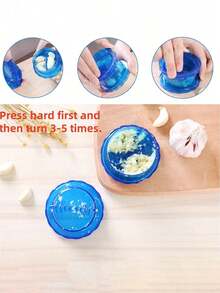 Dụng cụ ép tỏi bằng nhựa cỡ lớn, thích hợp để nghiền tỏi, hành tây, gừng, trái cây, rau trộn, rau củ. Cũng có thể dùng như máy nghiền tỏi, máy bóc vỏ, máy ép tỏi xay cầm tay, máy băm tỏi nhỏ. Dụng cụ nhà bếp, phụ kiện nấu nướng, đồ dùng làm bánh, vật dụng gia đình phù hợp cho cả nam và nữ. - Nhiều màu - Xem 5