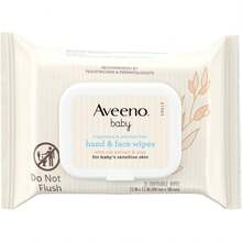 Toallitas para manos y cara Aveeno Baby con extracto de avena, 25 unidades (paquete de 4) - 1 - Ver 13