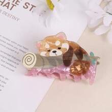 Novelty Lesser Panda Claw Clips,Acrylic Hair Clip For Women,Funny Hair Clip,Fashion Claw ClipsLesserPanda - LesserPanda - View 4