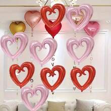 10 quả bóng bay hình trái tim rỗng lớn, thích hợp cho Ngày Valentine, cầu hôn, đám cưới và các lễ kỷ niệm lãng mạn, phụ kiện trang trí sự kiện lãng mạn | Bóng bay hình trái tim | Bóng bay cao su bền, trang trí Ngày Valentine - Nhiều màu - Xem 6