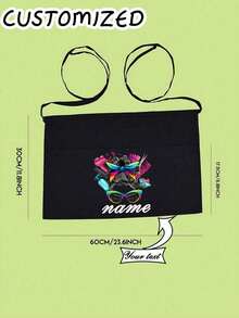 1 chiếc Tạp dề Polyester Unisex tùy chỉnh có 3 túi, Đồng phục bồi bàn ngắn nửa eo dùng cho đồ dùng nhà bếp, Tạp dề thắt lưng cho nhân viên nhà hàng khách sạn, Tạp dề yếm nấu ăn trong bếp, Tạp dề đầu bếp - Nhiều màu - Xem 7