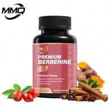 MMQ Complejo avanzado de berberina: salud digestiva, circulatoria y de la insulina | Energía y figura saludable | Mezcla botánica con canela y pimienta negra | Alta concentración, 60 cápsulas - Otros - Ver 2