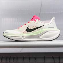 Nike Zapatillas de running ligeras y transpirables PEGASUS40 para niños mayores - Blanco/Rosa - Ver 3