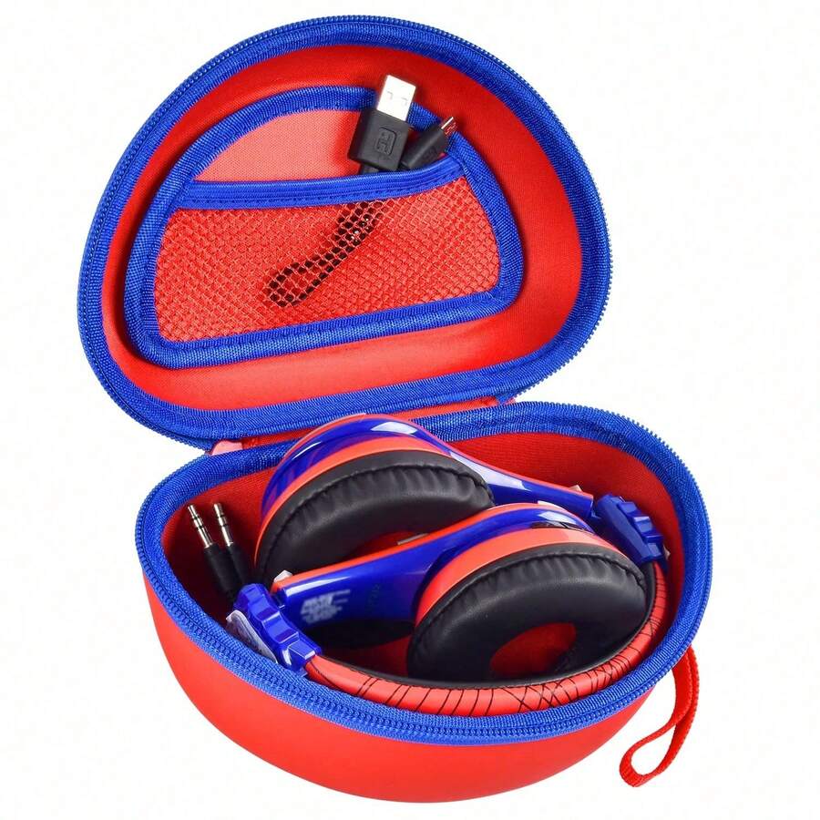 ALKOO Etui na słuchawki kompatybilne z Studio Pro/Solo3/Solo3/Solo2 Bezprzewodowe słuchawki Bluetooth, słuchawki nauszne Bluetooth, pałąk, torba do przechowywania (tylko pudełko) - Czerwony - Zobacz 1