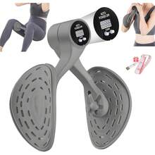 RAINBOWSTREET Ejercitador de Muslo - Entrenador Muscular Multifuncional del Suelo Pélvico con Contador, Puede Ejercitar los Glúteos y la Cara Interna de los Muslos, Brazos y Piernas (Gris) - 1 - Ver 6