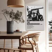 Framed 1PC Room Decor Hard To Imagine Th Neighbourhood Ever Changing By The Neighbourhood Canvas Poster Bedroom Decor Office Room Decor Gift - Đóng khung - Xem 4