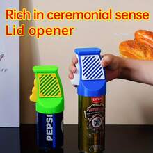 1个3D打印罐头开瓶器 - 便携式汽水、啤酒、可乐开瓶器 - 轻松旋转开盖器，饮料配件，设计紧凑，操作顺畅，户外爱好者、派对主人 - 彩色 - 查看 5