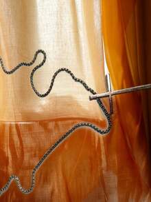 1 pieza Colgante de collar de acero de titanio con cruz simple, accesorio versátil y de moda de acero inoxidable - color acero - Ver 5