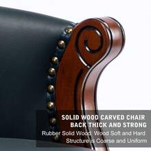 Cowhide Leather Bar Stools With Backrest, 360 Degree Swivel Bar Height Chair For Home Kitchen Counter, Modern Bar Stools - Blue + Seat Height 65cm - View 8