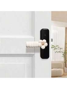 2pcs Flower Pattern Door Knob Protector,Soft Cover To Prevent Collision And Static Electricity, Suitable For Left And Right Anti-Collision Protectors Decorative For Home Insulation,Galentines,Puppy,Carnival,Party Decorations